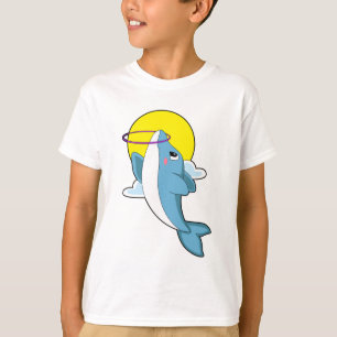Dolfijn met fitnessbanden t-shirt