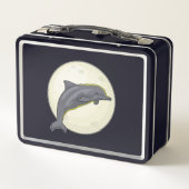 Dolfijn met maan (Achterkant)