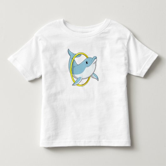 Dolfijn met Ring Kinder Shirts (Voorkant)
