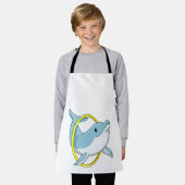Dolfijn met ringing schort (Gedragen)