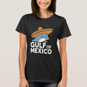 Dolfijn met sombrero Golf van Mexico T-shirt