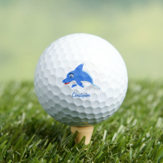 Dolfijn ontwerp golfballen (Insitu Shirt)