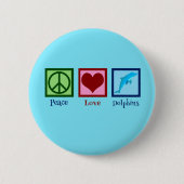  dolfijn ronde button 5,7 cm (Voorkant)