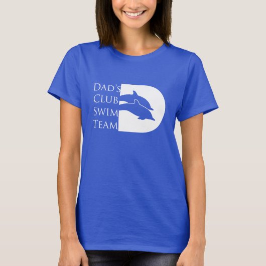 Dolfijn T-shirt voor dames, Royal (Voorkant)