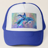 Dolfijn Trucker Hat Pet (Voorkant)
