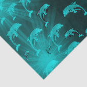 dolfijn, vis, natuur, aquatisch, design, mooi, tissuepapier (Detail)