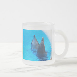 dolfijn vis zee onder water matglas koffiemok