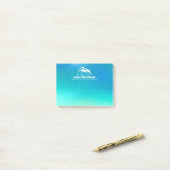 Dolfijn, visaquariumwinkel post-it® notes (Op bureau)