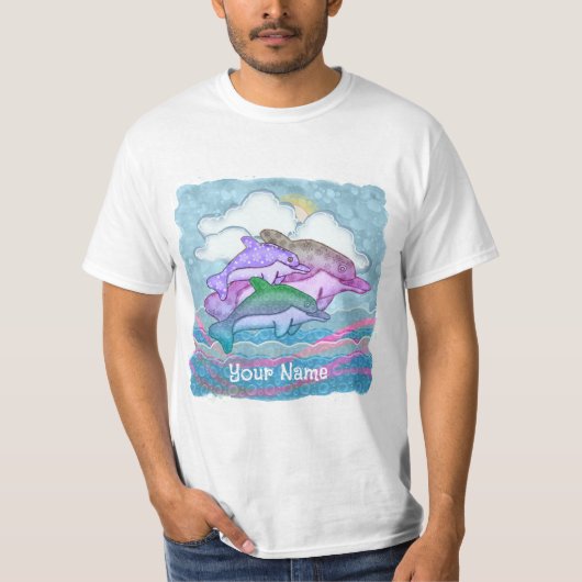 Dolfijn Vreugde T-shirt (Voorkant)