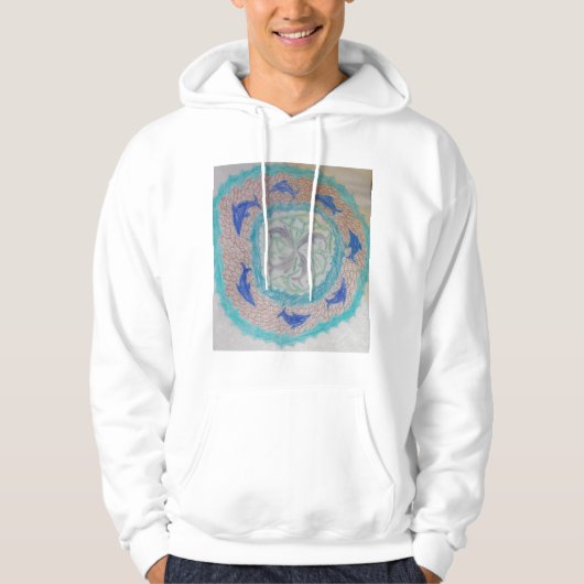 dolfijncirkel hoodie (Voorkant)