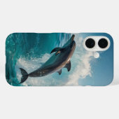 Dolfijnen afspelen Case-Mate iPhone case (Achterkant (horizontaal))