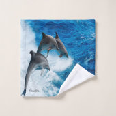 Dolfijnen Bad Handdoek (Wasdoekje)