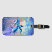 Dolfijnen Bagagelabel (Voorkant (horizontaal))