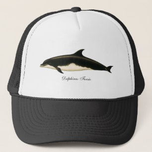 Dolfijnen Delphinus Tursio, Vintage Zee Dieren Trucker Pet