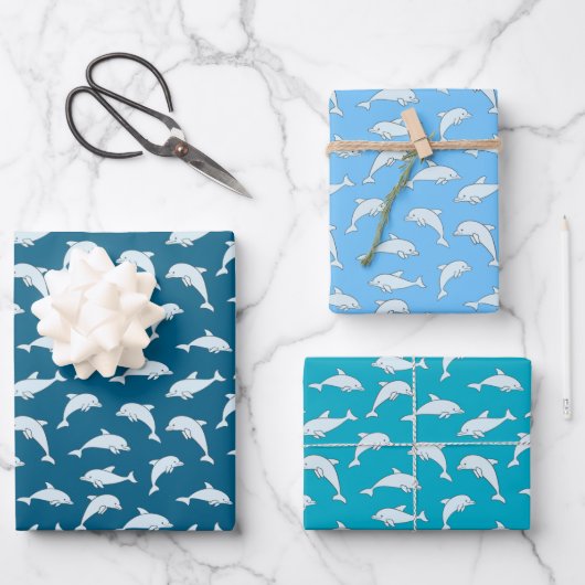 Dolfijnen Design Wrapping Paper (Voorkant)