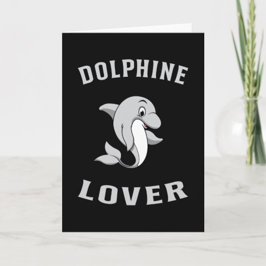 Dolfijnen Dolfijn Oceaan Zee Dier Water Grappig Ca Kaart (Voorkant)