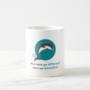 Dolfijnen Dolphin Ocean Zee Fish Animal Gift Idee Koffiemok