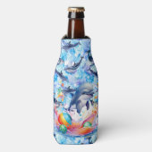 Dolfijnen Flesjeskoeler (Fles Voorkant)