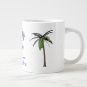 Dolfijnen grote koffie-mok extra grote beker (Rechts)