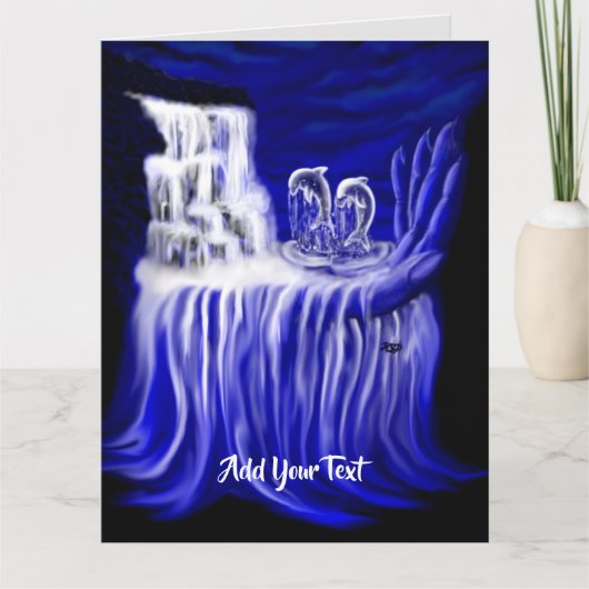 Dolfijnen, hand van Times Kaart (Voorkant)