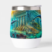 Dolfijnen in Atlantis Design door Rich AMeN Gill (Links)