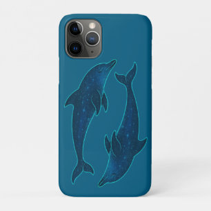 Dolfijnen in de diepblauwe zee iPhone 11 pro hoesje