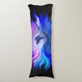 Dolfijnen in de maan lichaamskussen (Voorkant Verticaal)