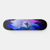 Dolfijnen in de maan skateboard (Horizontaal)