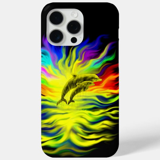 Dolfijnen in de zon Case-Mate iPhone case (Achterkant)
