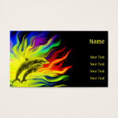 Dolfijnen in de zon visitekaartje (Voorkant)