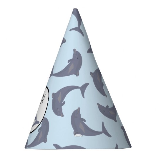 Dolfijnen in het Zee Pattern Birthday Party Feesthoedjes (Rechts)