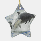 Dolfijnen Keramisch Ornament (Links)