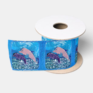 Dolfijnen "Kunst van kinderen" Lint