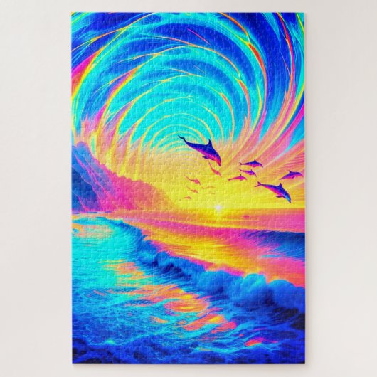 Dolfijnen Legpuzzel (Verticaal)