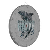 Dolfijnen maken me gelukkig dartbord (Voorkant Links)