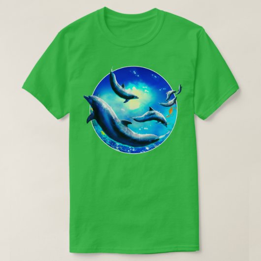 Dolfijnen Onderwater 3 T-shirt (Design voorkant)