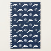 Dolfijnen op het paradepatroon planner (Voorkant)
