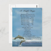 Dolfijnen = Paus Franciscus = St. Franciscus EENVO Briefkaart (Voorkant / Achterkant)