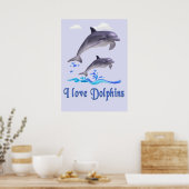 Dolfijnen Poster (Keuken)