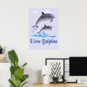 Dolfijnen Poster (Thuiskantoor)