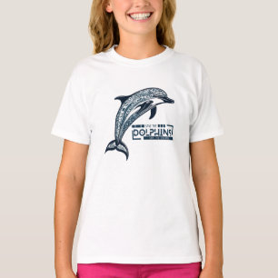 Dolfijnen, red de dolfijnen, red de oceaan t-shirt