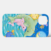 Dolfijnen spelen Case-Mate iPhone case (Achterkant (horizontaal))