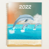 dolfijnen springen in de oceaan planner (Voorkant)