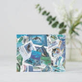 Dolfijnen Stamps briefkaart (Staand voorkant)