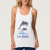 Dolfijnen Tanktop (Voorkant)