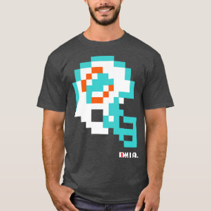 Dolfijnen Tecmo Bowl Helm Pet T-shirt