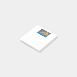 Dolfijnen tegen een sterrenstelsel aan de hemel post-it® notes