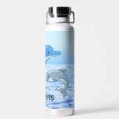 Dolfijnen Thor Copper Vacuum geïsoleerd waterflesj Waterfles (Achterkant)