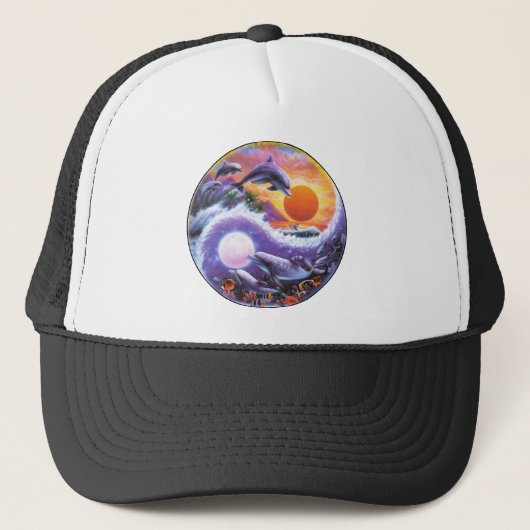 Dolfijnen Trucker Pet (Voorkant)