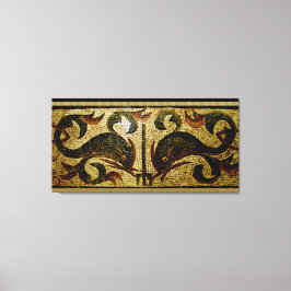 Dolfijnen van Pompeï Canvas Afdruk